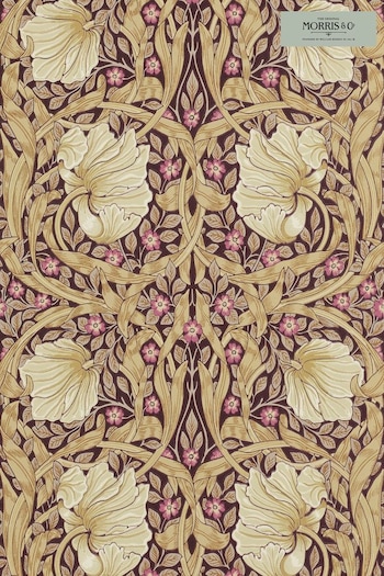 Morris & Co. Pink Pimpernel Wallpaper Wallpaper (T65522) | £117