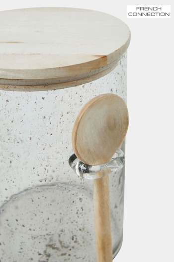 French Connection Clear Glass Large Storage Jar (T65965) | £35
