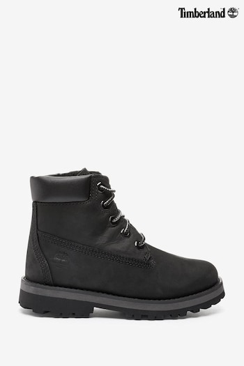 Timberland Kids Black Courma Traditional Six-Inch Boots (T66279) | £70 - £80