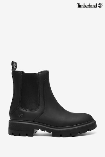 Timberland Cortina Valley Chelsea Black Boots (T66282) | £155