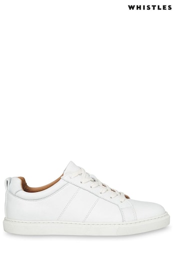 Whistles White Koki Lace Up Trainers (T66304) | £109