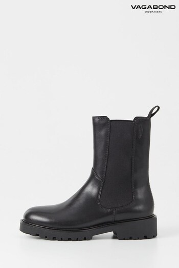 Vagabond Kenova Tall Chelsea Black Boots (T66399) | £140