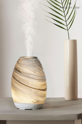 Made by Zen Jasper Patterned Glass Aroma Electric Diffuser with Breathing Light (T66423) | £65