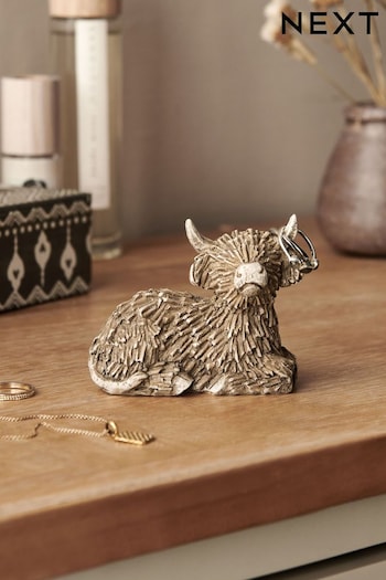 Natural Hamish The Highland Cow Ring Holder (T66432) | £6