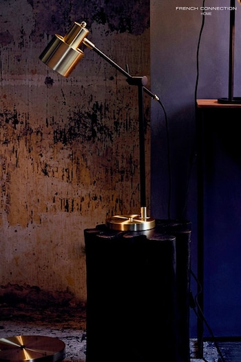 French Connection Brass/Black Table Lamp (T66437) | £100