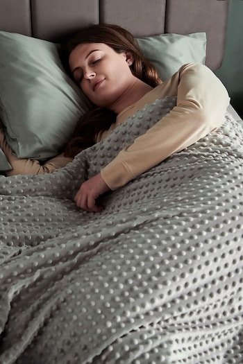 Silentnight Grey Wellbeing Weighted Blanket Plush Cover (T66448) | £25