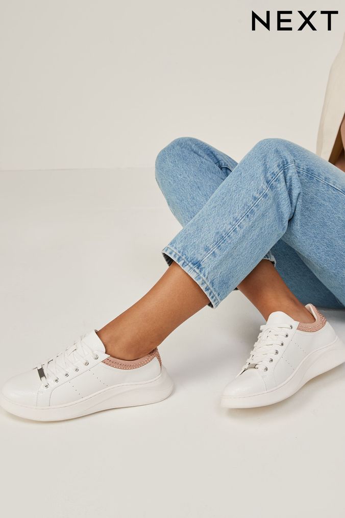 Studded trainers womens cheap uk