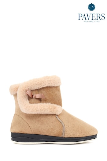 Pavers Wide Fit Slipper Boots (T67826) | £28