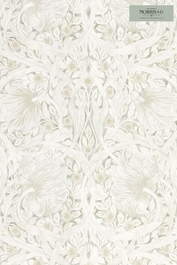 Morris & Co. Grey Pure Pimpernel Wallpaper Wallpaper (T67900) | £105