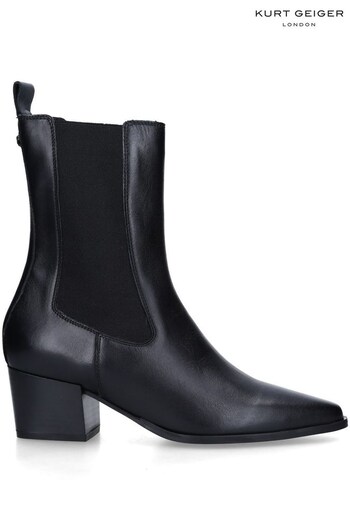 Kurt Geiger London Star Chelsea Black Shoes (T68436) | £199