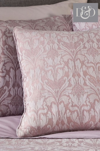 D&D Purple Hawthorne Jacquard Cushion (T68922) | £16