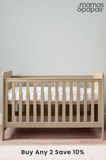 Mamas & Papas Light Oak Atlas Cot Bed (T68945) | £299