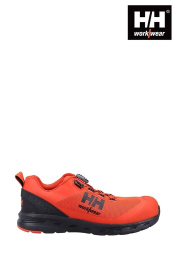 Helly Hansen Orange Chelsea Evolution Aluminium-Toe Safety Shoes (T68985) | £180