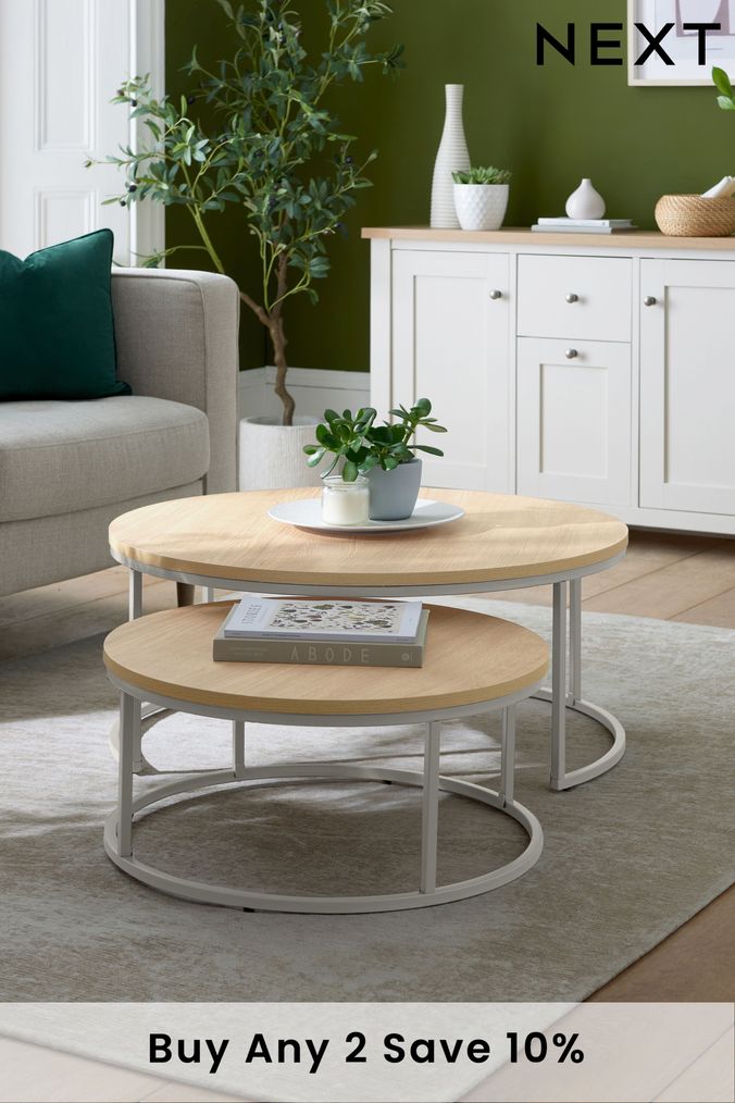 Next round coffee table sale