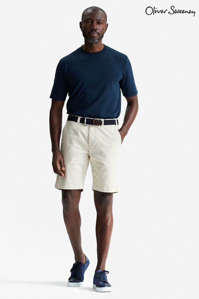 Buy Men s Chino Long Shorts Online Next UK