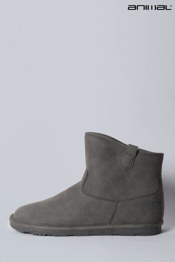 Animal Grey Slip On Boots (T69863) | £45