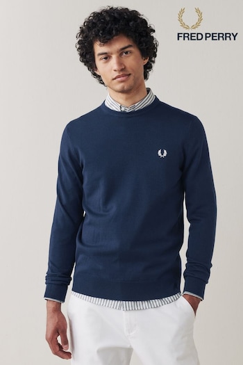Fred Perry Classic Crew-Neck Jumper (T70155) | £130