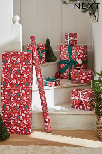 Santa's Squad Extra Wide 10 Metre Christmas Wrapping Paper (T70536) | £7