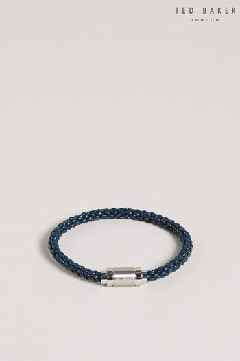 Ted Baker Blue Duran Leather Woven Bracelet (T70792) | £50