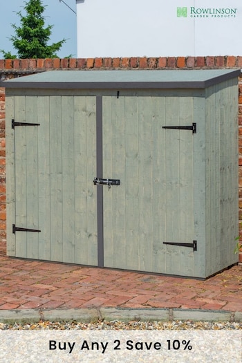 Rowlinson Grey Heritage Bike Shed 6x4 Shed (T70938) | £515