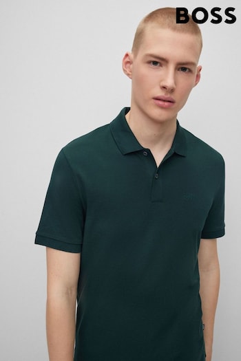 BOSS Dark Green Pallas Polo Shirt (T71290) | £89