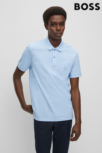 BOSS Light Blue Pallas Polo Shirt (T71294) | £89