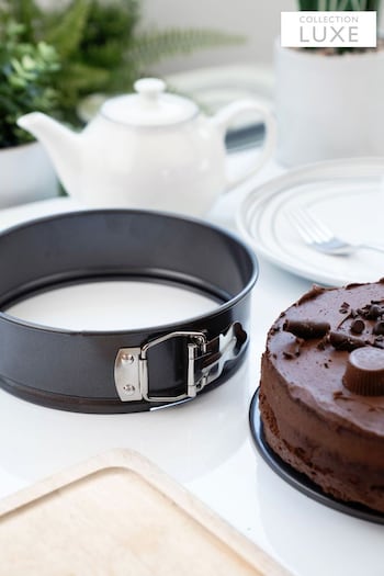 Luxe Set of 2 Grey Spring Form Cake Pans (T71365) | £22