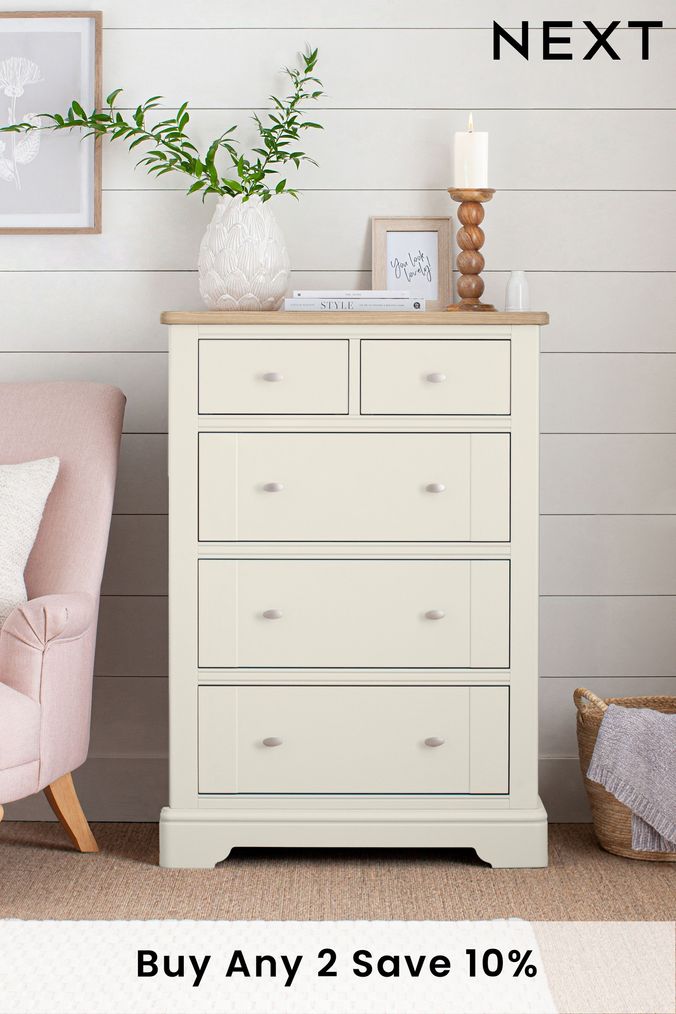 Hamptons chest shop of drawers