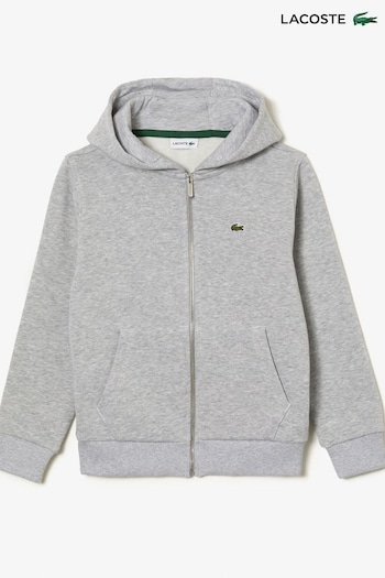 Lacoste manches Grey Sweatshirt (T71731) | £55