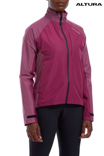 Altura Pink Nightvision Storm Fire's Waterproof Cycling Jacket (T72674) | £100