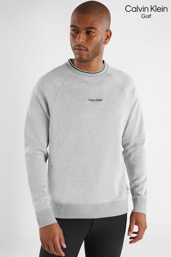 Calvin Klein Golf Silver Rendell Crewneck Sweater (T72688) | £60