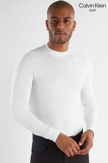 Calvin Klein Golf Bosworth White Sweat Top (T72690) | £35