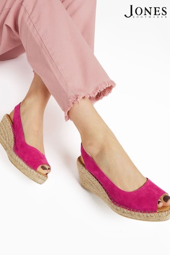 Jones Bootmaker Pink Rosanna Slingback Sandals (T72734) | £79
