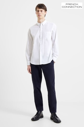 French Connection Oxford Long Sleeve White Shirt (T72934) | £35