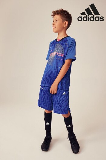 adidas Blue Football Predator Junior Shorts (T73061) | £23