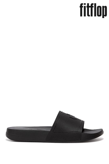 Fitflop Black Iqushion Pool Sliders (T73646) | £32