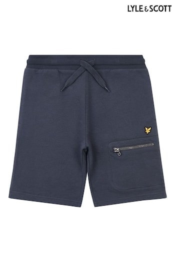 Lyle & Scott Boys Grey Zip Pocket Shorts (T73846) | £40 - £48