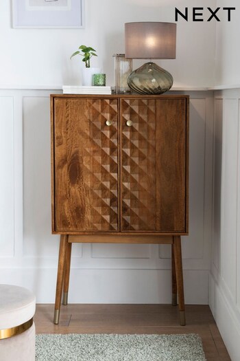 Dark Lloyd Mango Wood Drinks Cabinet (T74560) | £899