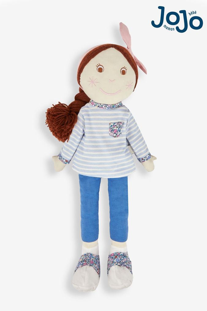 JoJo Maman Bébé Blue Alice Ragdoll (T74752) | £22