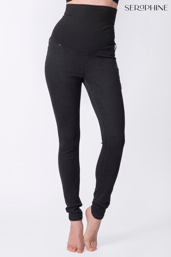 Seraphine Black Post Maternity Shaping Skinny Jeans (T74864) | £28