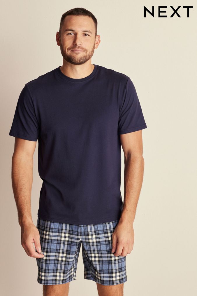 Buy Men s Short Set Pyjamas Online Next UK