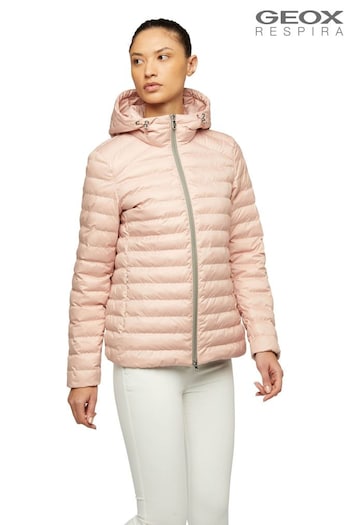Geox Womens Pink Eraklia Short Jacket (T75316) | £209