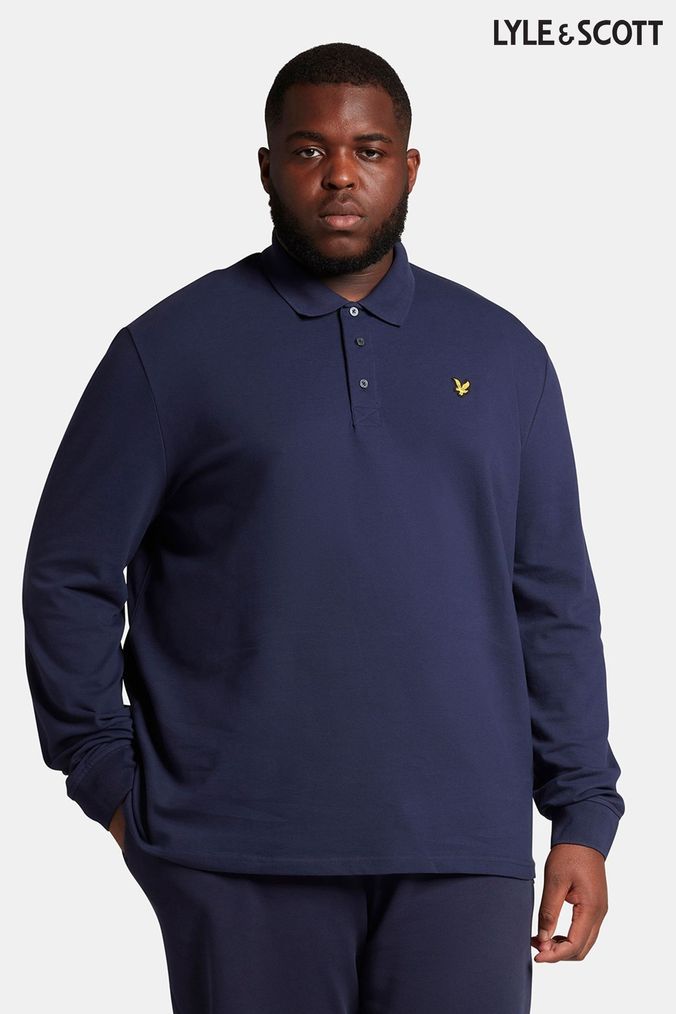 Lyle and scott long sleeve polo hot sale
