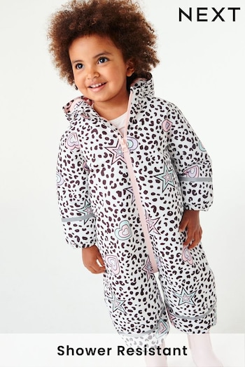 Multi Pastel Leopard Shower Resistant Snowsuit (3mths-7yrs) (T75856) | £35 - £39