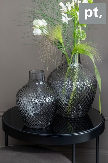 pt, Grey Glass Vase (T75917) | £39