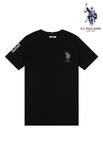 U.S. Polo Watches Assn. Large Black DHM T-Shirt (T76101) | £20 - £28