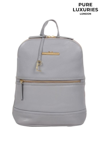 Pure Luxuries London Elland Leather Backpack (T76359) | £69