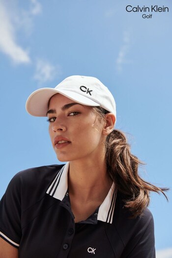 Calvin Klein Golf Cotton Twill White Cap (T76504) | £15
