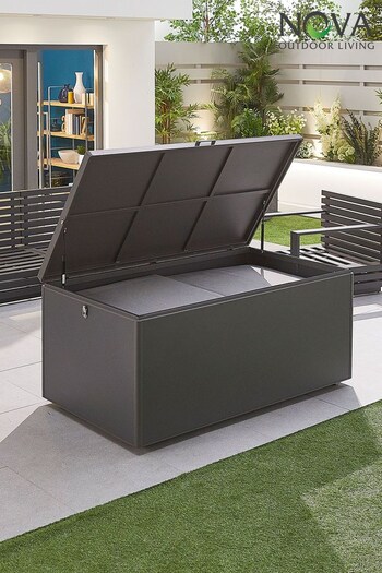 Nova Outdoor Living Grey Large Garden Cushion Storage Box (T76633) | £800
