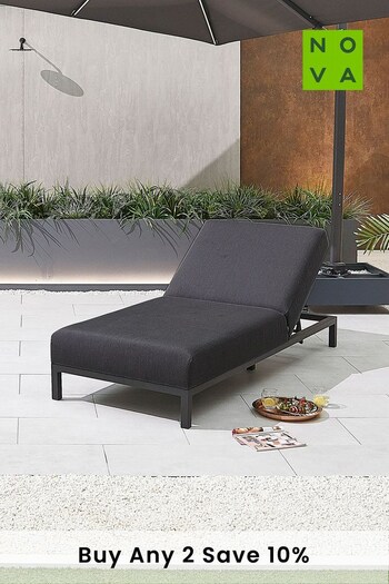 Nova Outdoor Living Grey Sunny Sunlounger (T76648) | £900